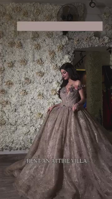 best dress for engagement party Bailey Floor Long Gown main image 1